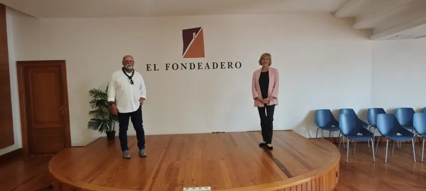 Nicolás Saavedra y Pepa González en El Fondeadero.
