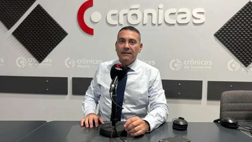 Oswaldo Betancort en el programa "A Buena Hora" de Alfonso Canales.