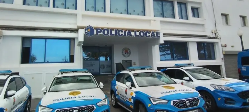 Imagen de la comisaría de la Policía Local de este sábado.