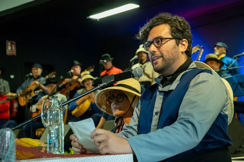 Imagen de uno de los momentos del bonito pregón