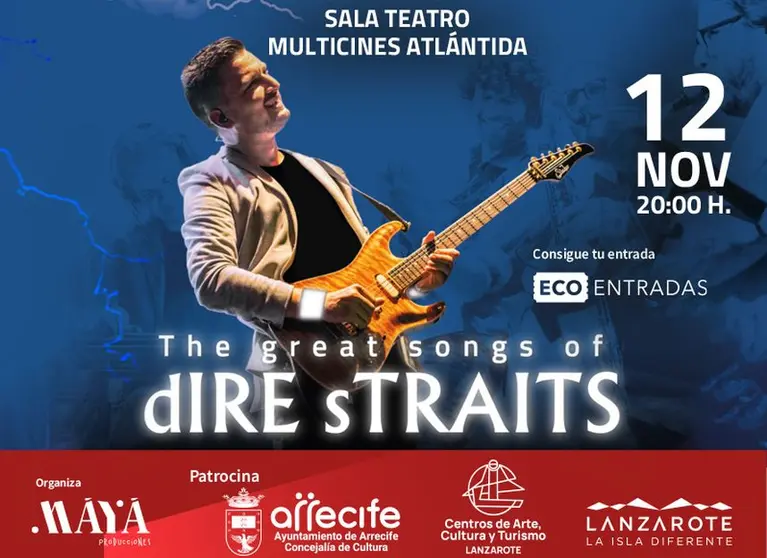 El Tributo a Dire Straits llega el 12 de noviembre a Arrecife.