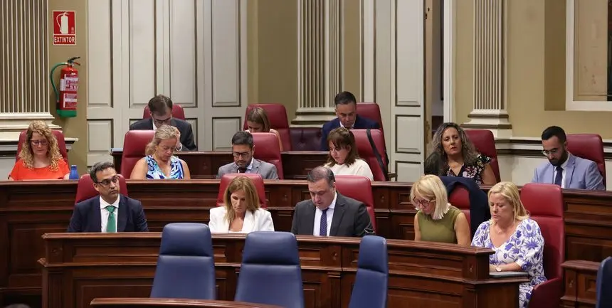 Imagen de este lunes de los diputados del Grupo Popular.