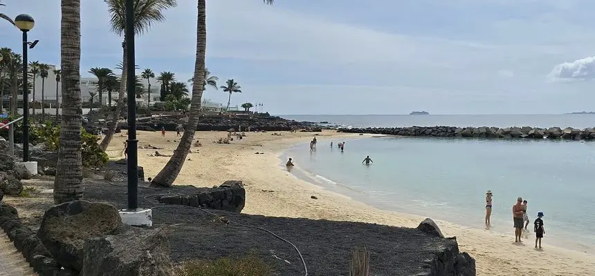 Imagen de Playa Flamingo de este jueves.