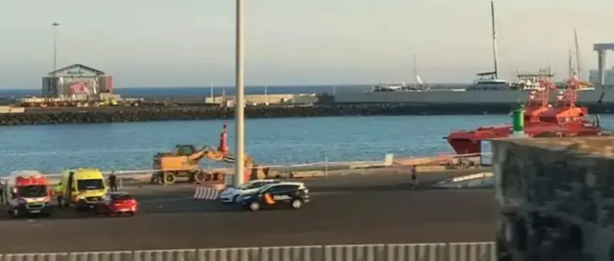 Imagen de archivo de una actuación similar en Puerto Naos.