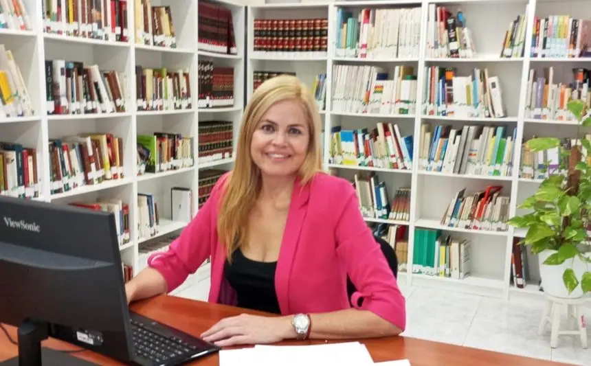 La concejal Cristina Duque en su despacho