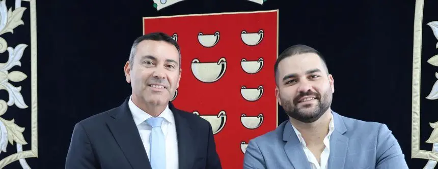 Oswaldo Betancort y Jesús Machín.