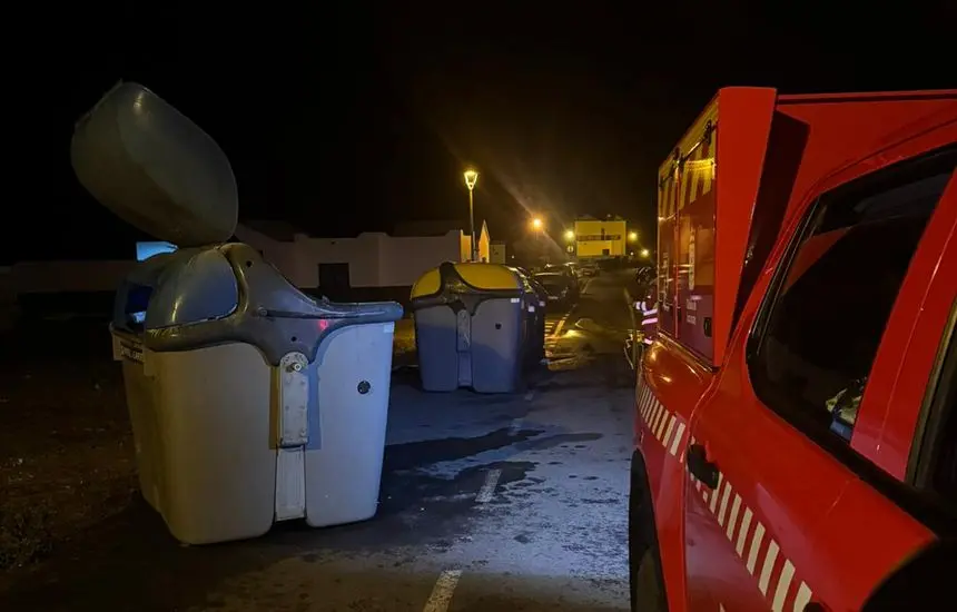 Imagen de la zona en la que actuaron los bomberos