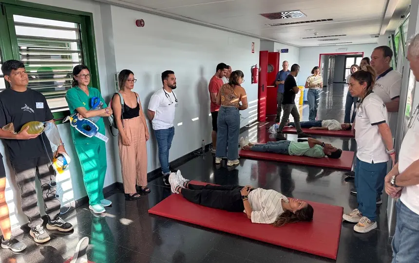 Imagen de uno de los momentos de la formación que se impartiío.