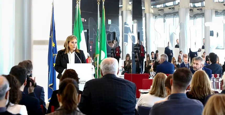 Astrid Pérez durante su intervención en el evento.
