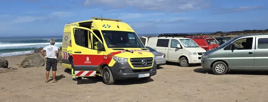 Imagen del lugar en el que se ha producido el fallecimiento del bañista