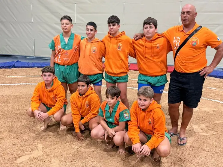 El Unión Norte Orvecame, líder de la categoría infantil.