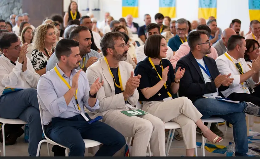 Imagen de los nacionalistas en el último congreso.