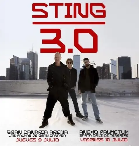 Imagen del cartel promocional de los dos conciertos. 