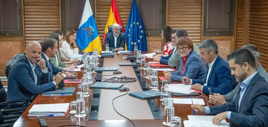 Imagen del encuentro del Consejo de Gobierno de este lunes.