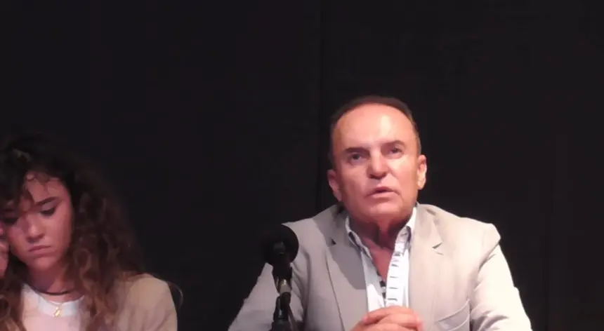 Jesús Machín en un pleno del Ayuntamiento de Tinajo.