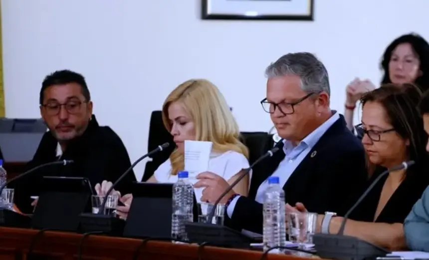 Imagen de archivo de los concejales del PSOE durante un pleno en Arrecife.