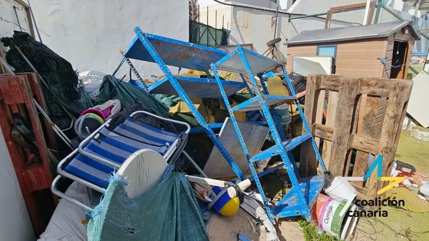 Estado de las instalaciones municipales de Puerto del Carmen.