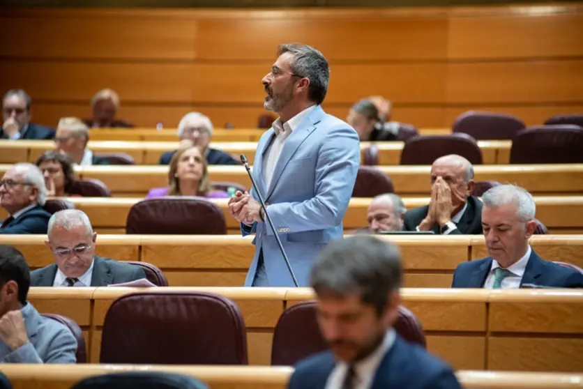 Pedro San Ginés en el Senado.