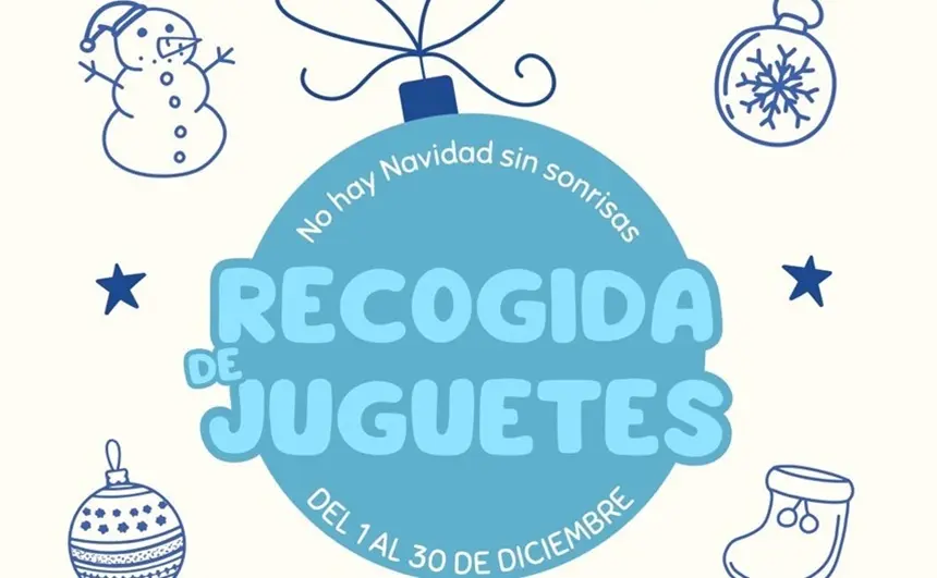 Cartel promocional de la campaña de recogida de juguetes de las Nuevas Generaciones del PP.