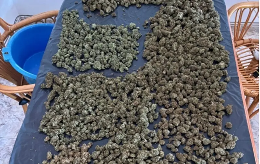 Droga incautada por la Policía Nacional.