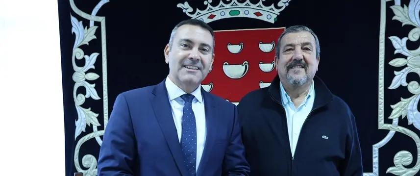 Oswaldo Betancort junto a Miguel &Aacute;ngel Jim&eacute;nez.
