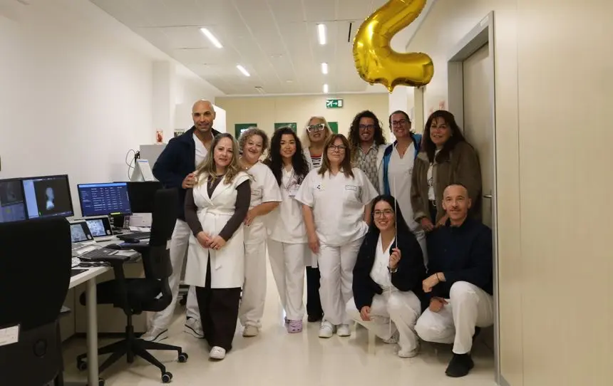 Imagen de los trabajadores de la unidad.