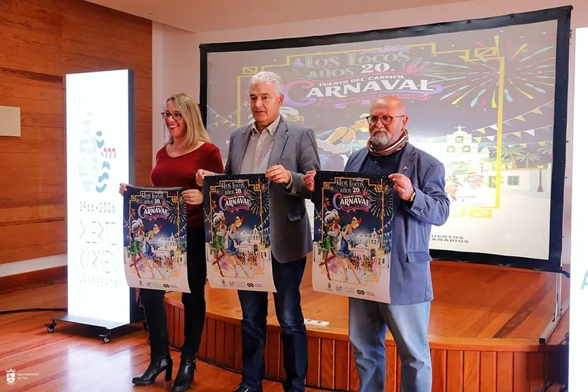 Presentaci&oacute;n del cartel del carnaval 2026 de Puerto del Carmen.