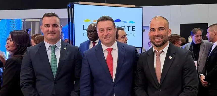 &Oacute;scar Noda junto a Daniel Medina y &Aacute;ngel Lago.