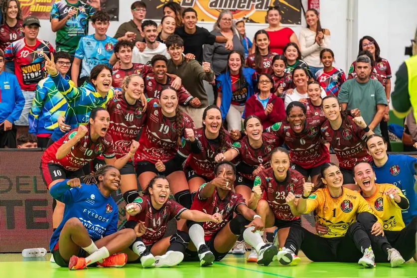 Las jugadoras estaban euf&oacute;ricas despu&eacute;s del importante encuentro