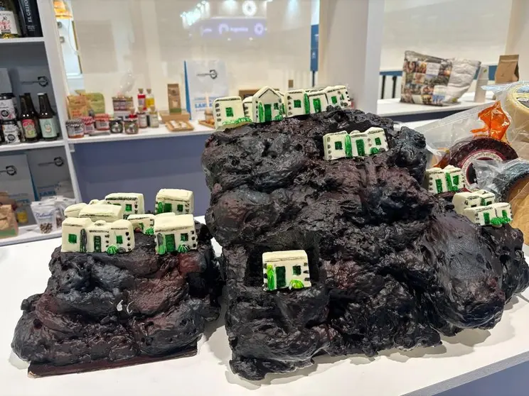 Postre de Adelia Canarias que representa a Lanzarote en Madrid Fusi&oacute;n.