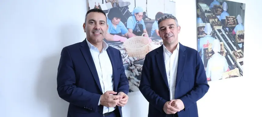 Oswaldo Betancort y Narvay Quintero tras la reuni&oacute;n.