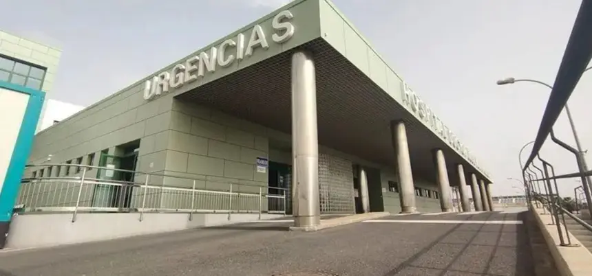 Imagen de entrada a Urgencias del Hospital Molina Orosa de Arrecife.