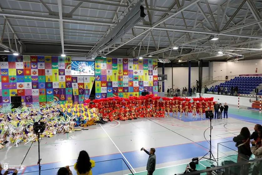 Guaracheros, Sur Caliente y Chimbay en el pabell&oacute;n municipal de T&iacute;as.