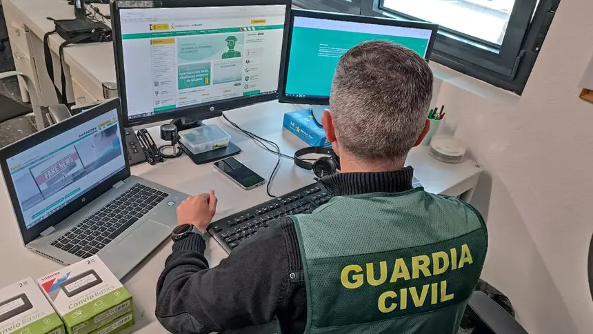 Uno de los guardias civiles que ha investigado en la causa.
