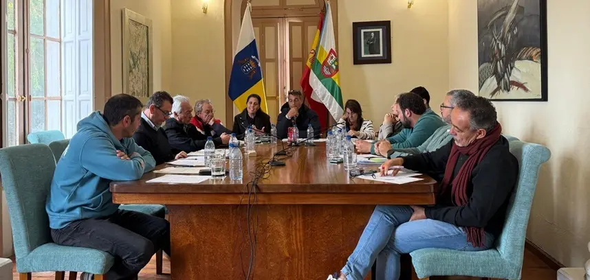 Pleno del Ayuntamiento de Har&iacute;a.