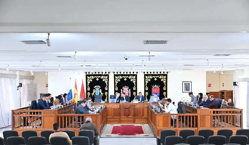 Imagen de la sesión plenaria del Ayuntamiento de Arrecife celebrada este lunes 2 de marzo de 2026.
