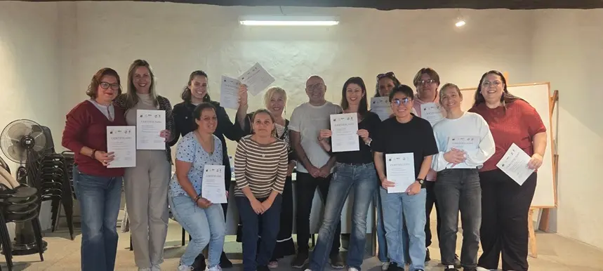 Alumnos del Cursos A2 de San Bartolom&eacute;.