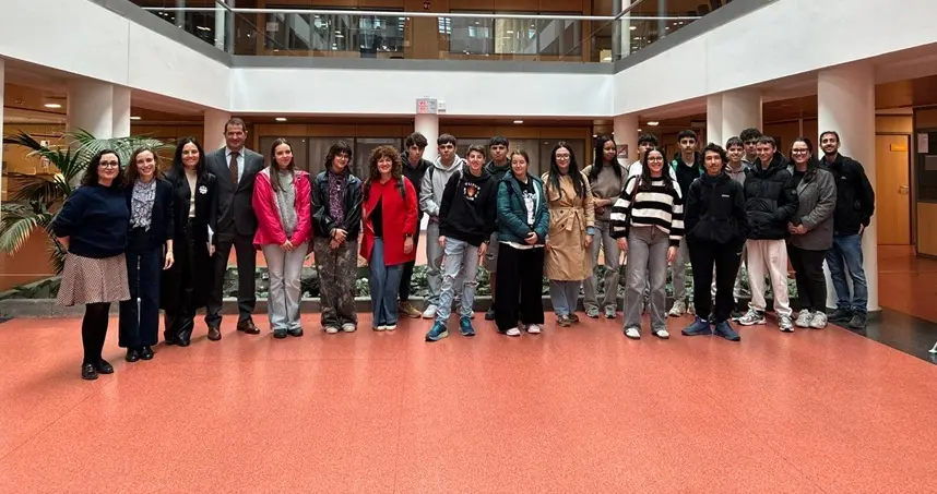 Alumnos del IES San Bartolom&eacute;.