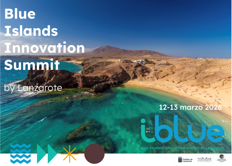 Cartel del Blue Islands Innovation Summit.