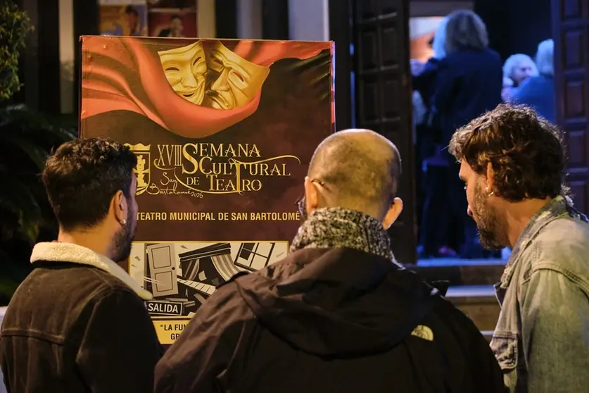 Cartel promocional de la Semana Cultural del Teatro de San Bartolom&eacute;.