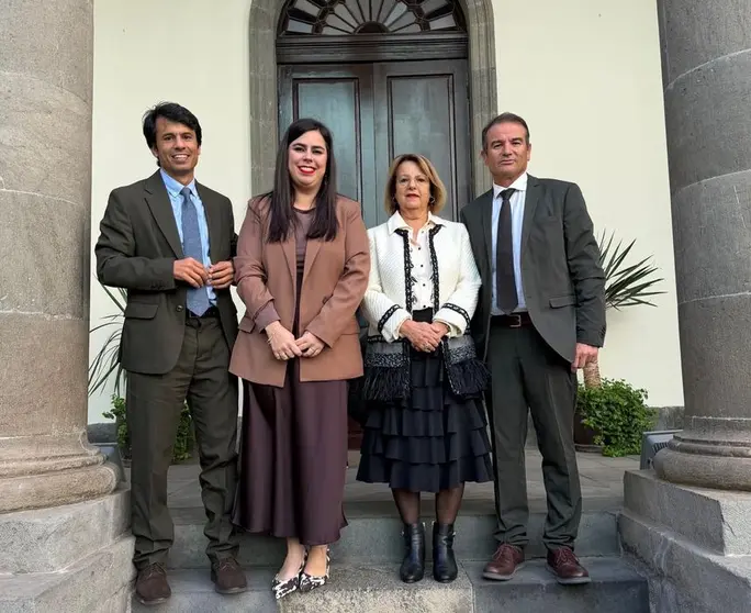 Los cuatro parlamentarios del PSOE lanzarote&ntilde;o en Tenerife