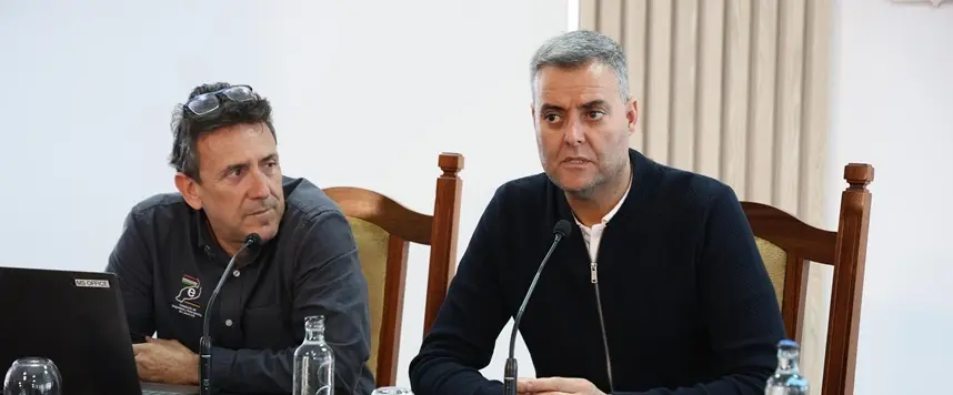 Kiko Aparicio junto a Enrique Espinosa.