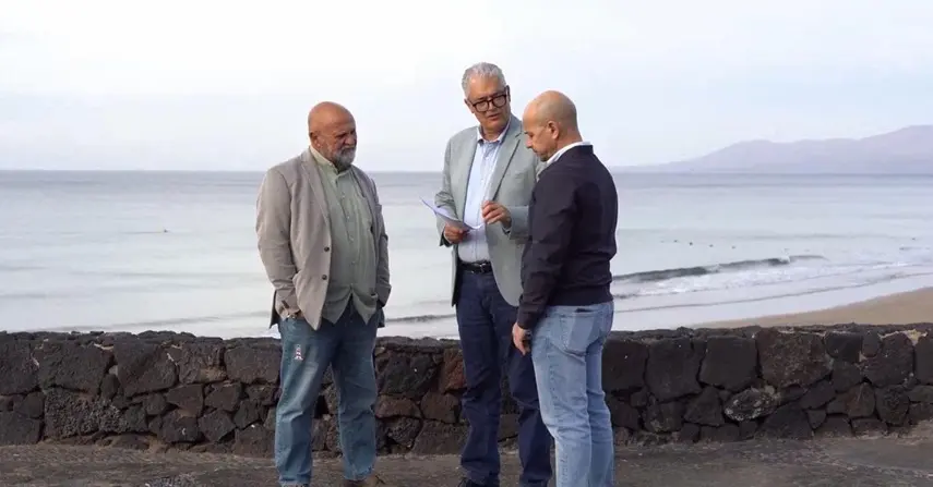 Ulpiano Calero, Jos&eacute; Juan Cruz y Nicol&aacute;s Saavedra.