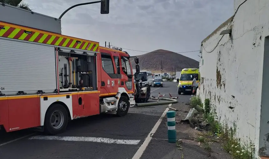 Lugar en el que se produjo el accidente.