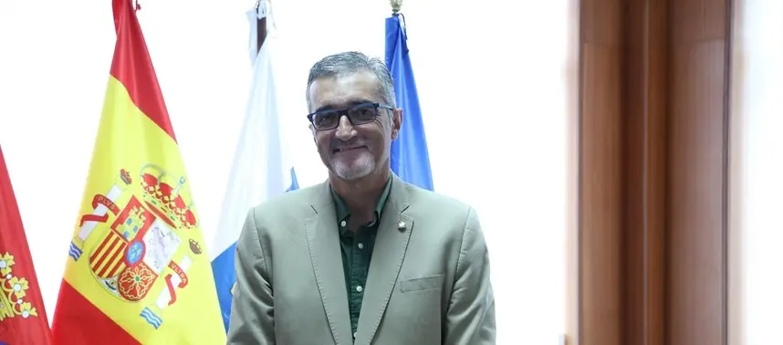 Consejero de Bienestar Social del Cabildo de Lanzarote, Marci Acu&ntilde;a.