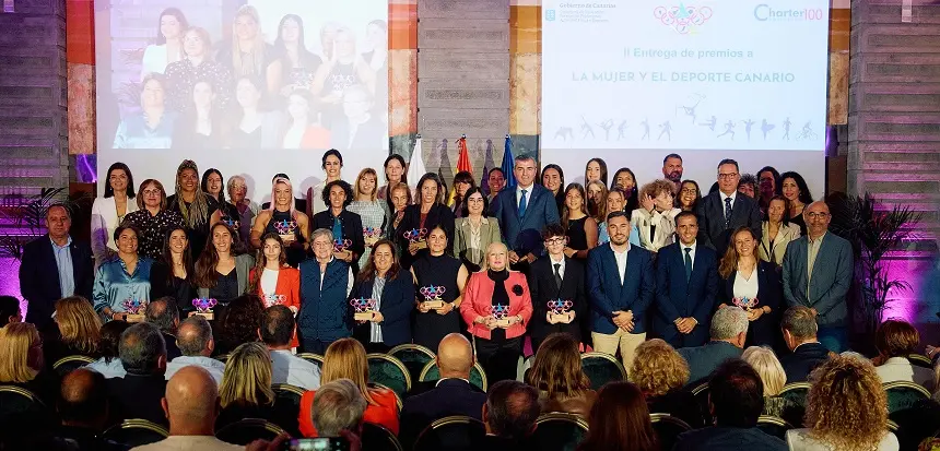 FOTO. Imagen de archivo de la segunda Gala de la Mujer y el Deporte Canario celebrada el a&ntilde;o pasado en Las Palmas de Gran Canaria