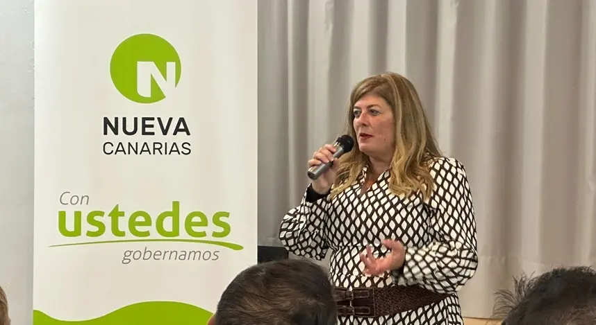 Belén Machín, secretaria general del Comité Local de Teguise.