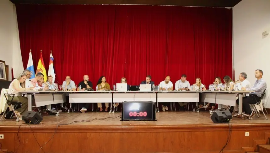 Sesi&oacute;n plenaria del Ayuntamiento de Yaiza.