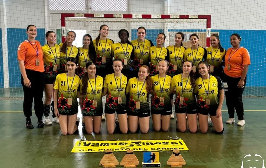 Jugadoras del Puerto del Carmen cadete.