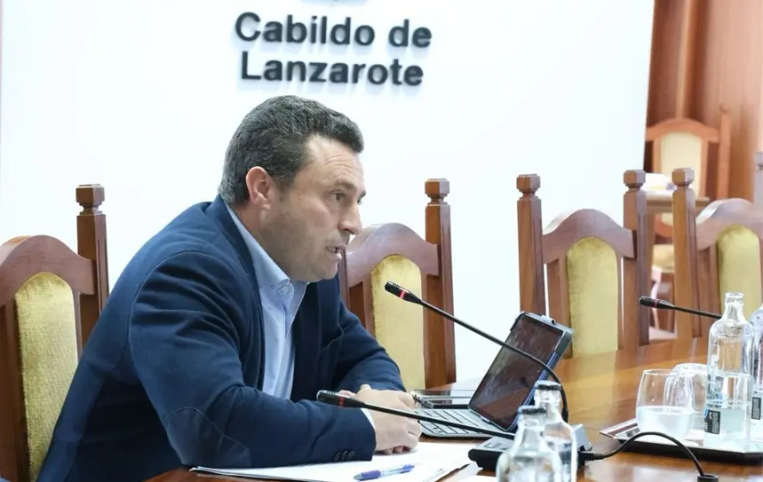 &Oacute;scar Noda, consejero del Cabildo de Lanzarote.